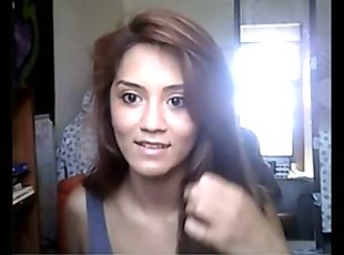 Cute teen tease on webcam